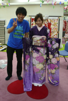 再来年成人式振袖＆浴衣お着付けのお客様
