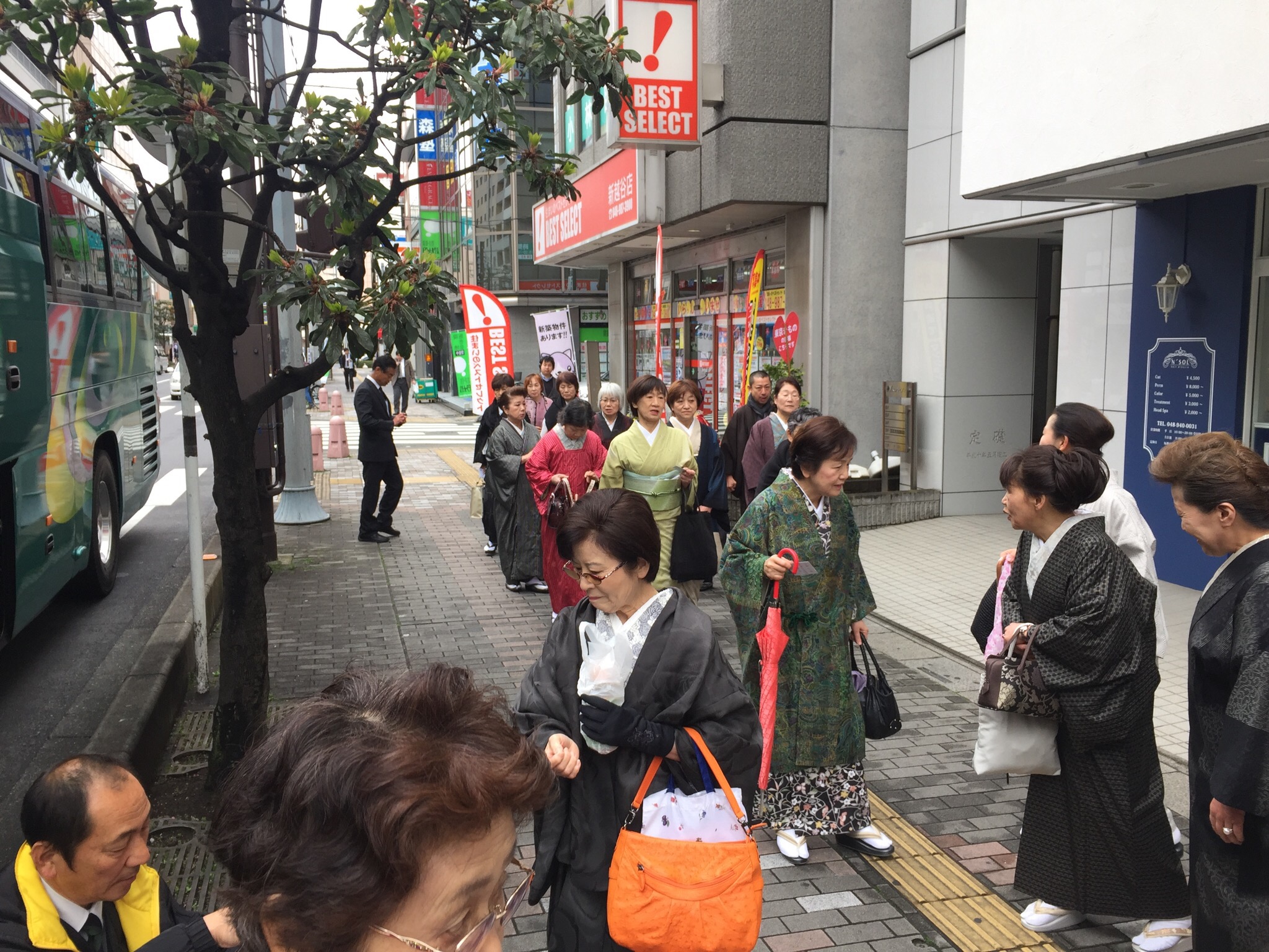 着物で散策in川越