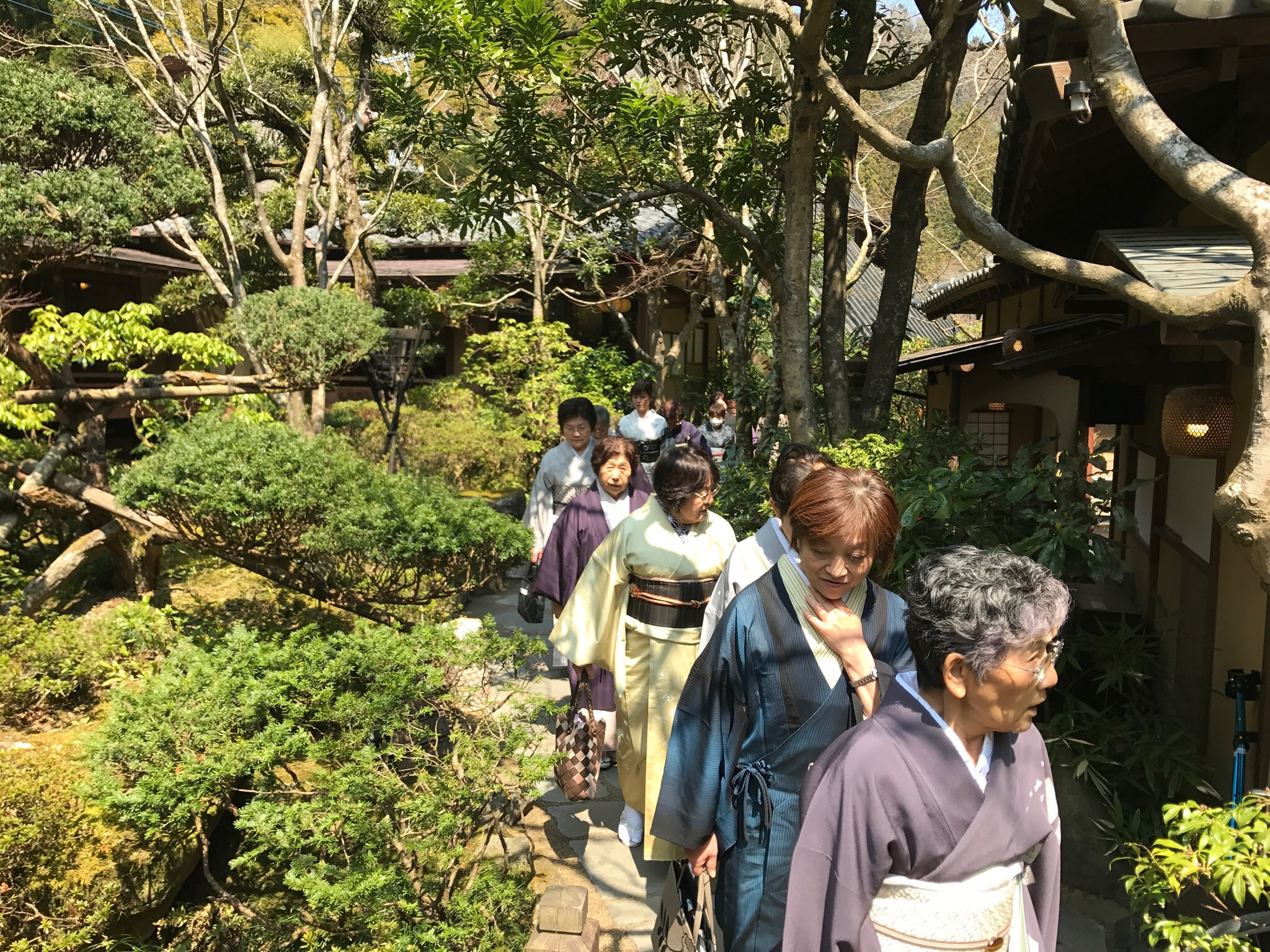 着物でバスツアーin奥高尾①