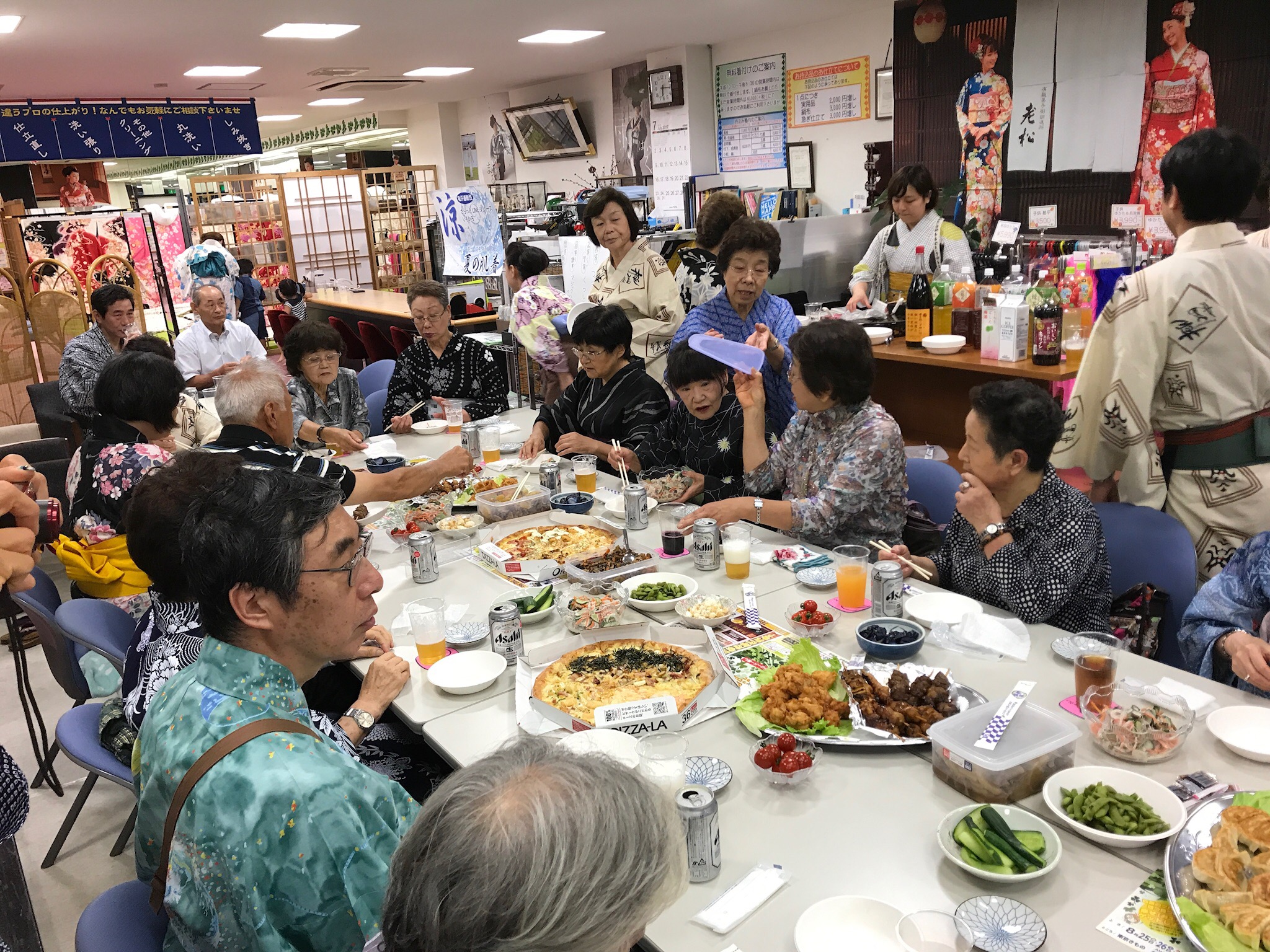 越谷花火大会でお客様と親睦を深めました