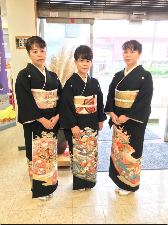 黒留袖のお着付けをさせて頂きましたさせて頂きました✨