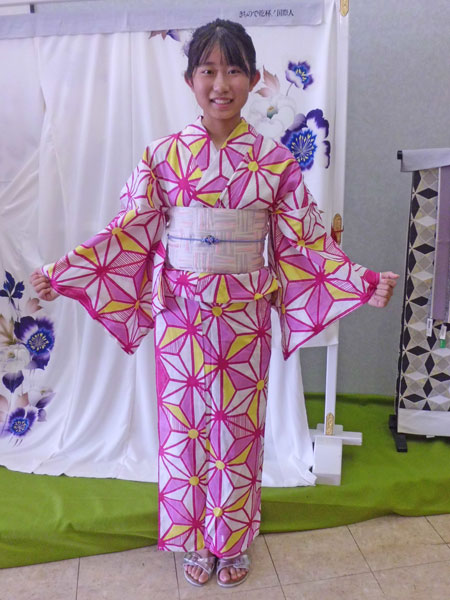 浴衣の着付けをさせていただきました！