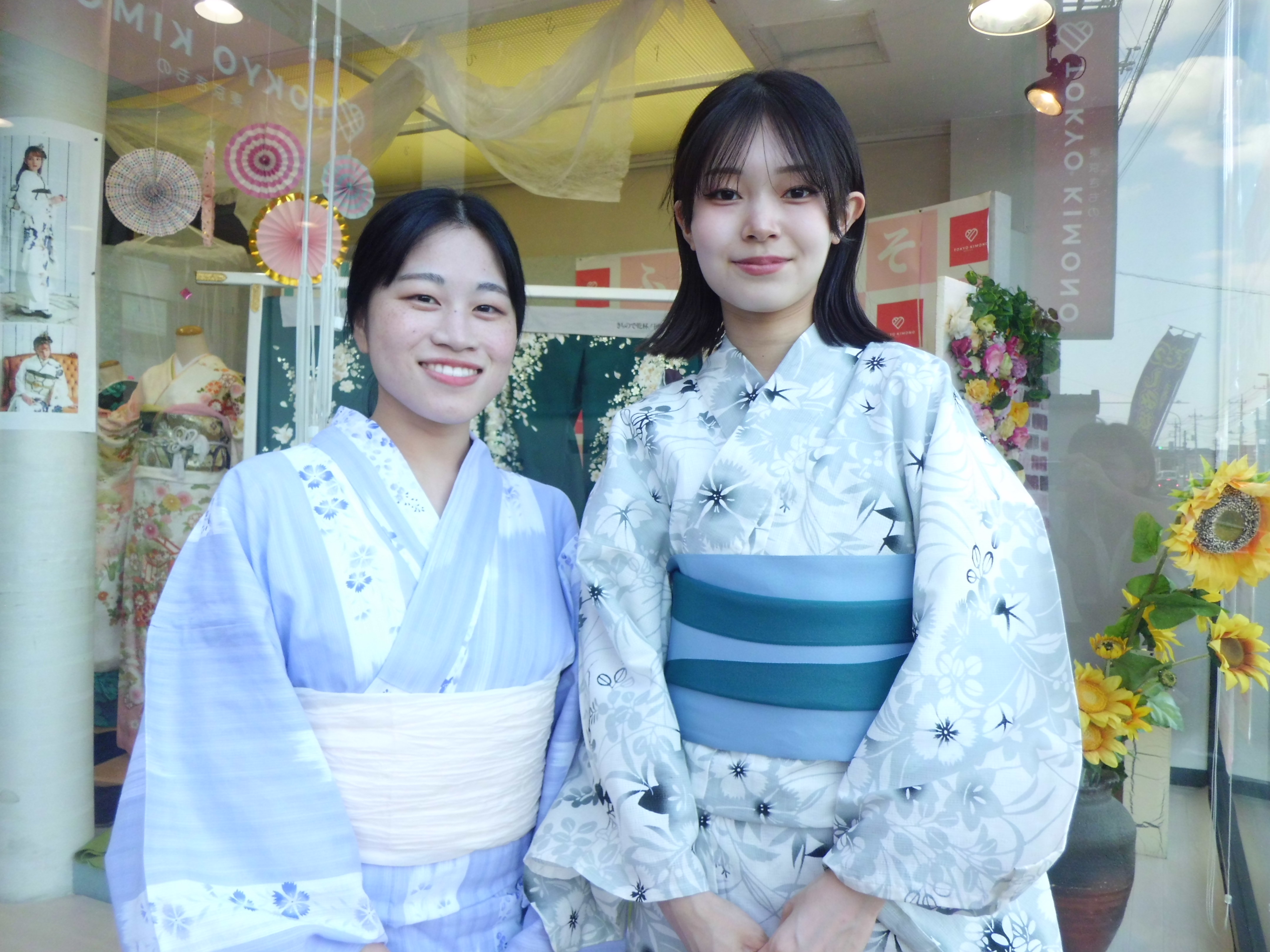 仲良し女子　お着付のお客様
