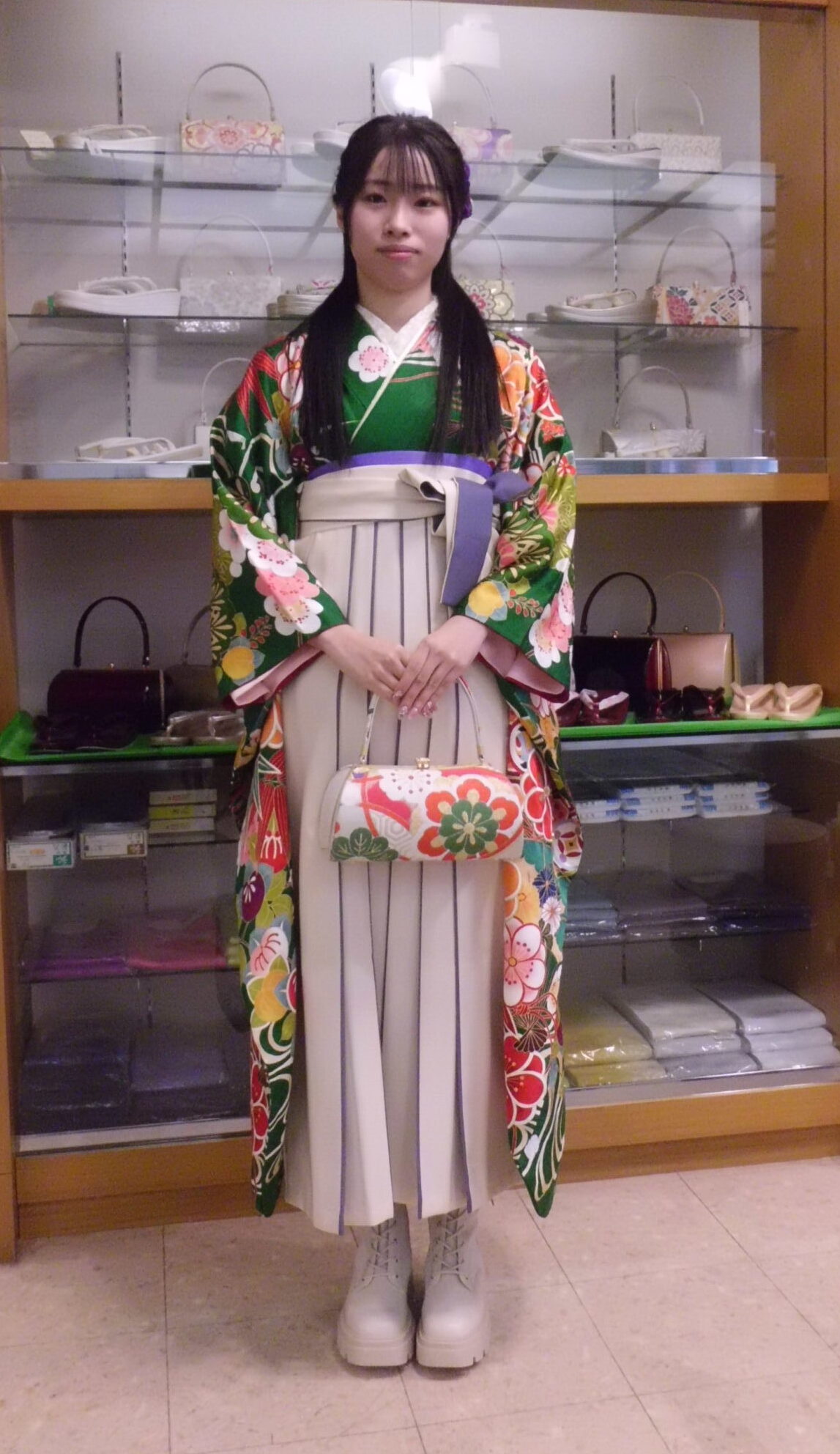 卒業袴のコーディネート