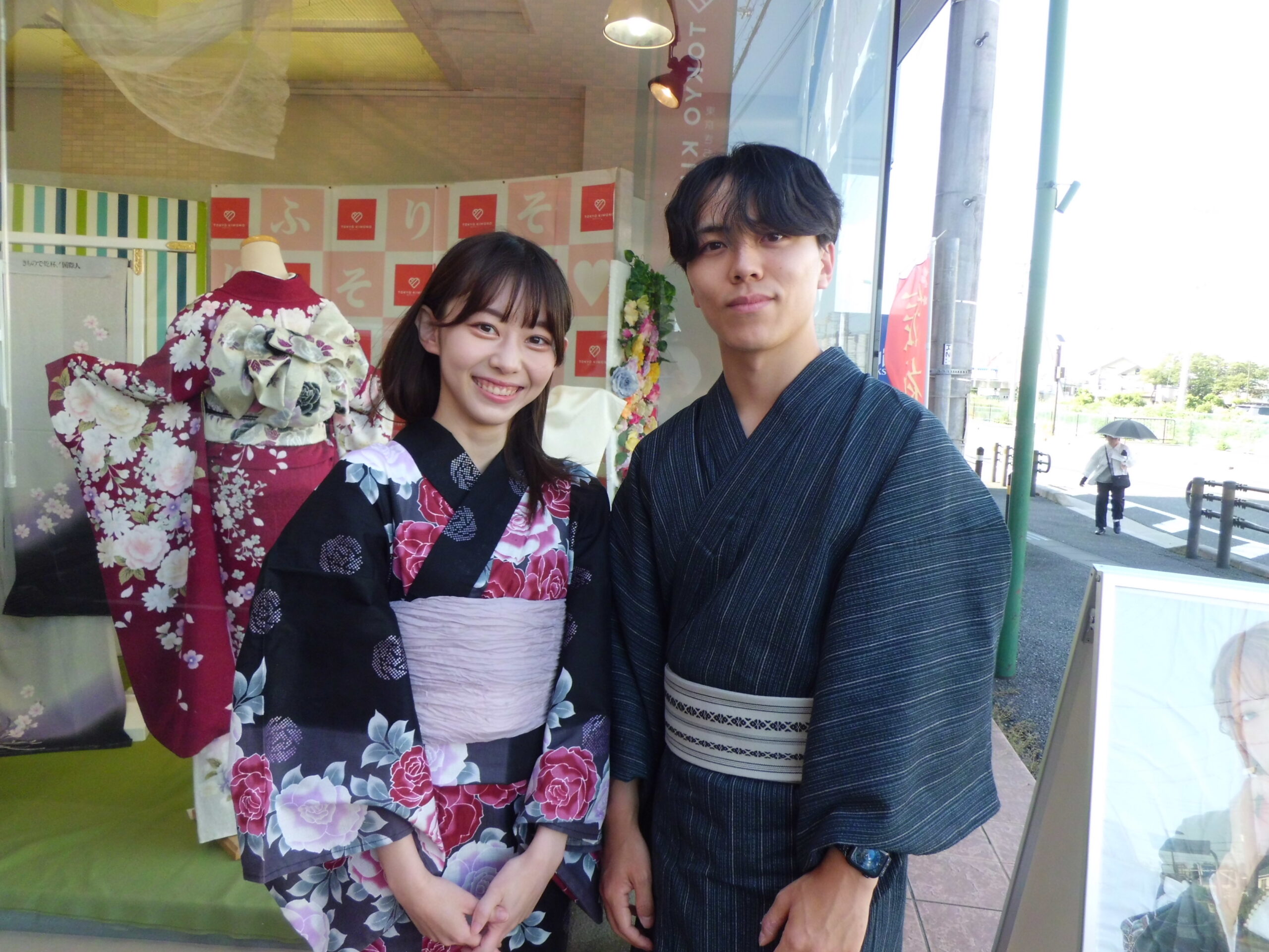 手ぶらで来店　浴衣レンタル