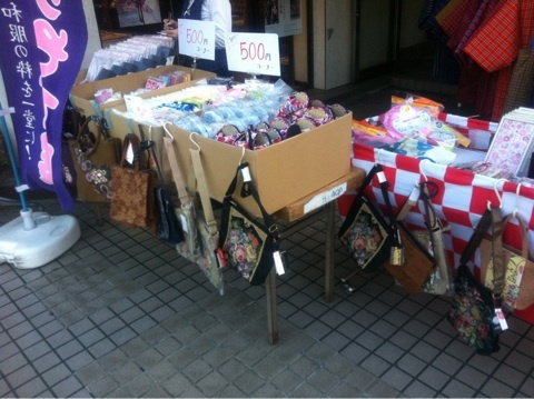 草加ふささら祭りの準備