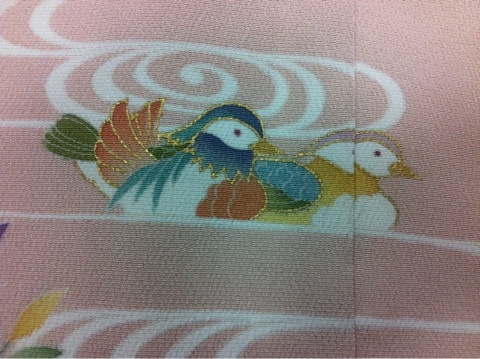 きものの文様【鴛鴦(おしどり)】
