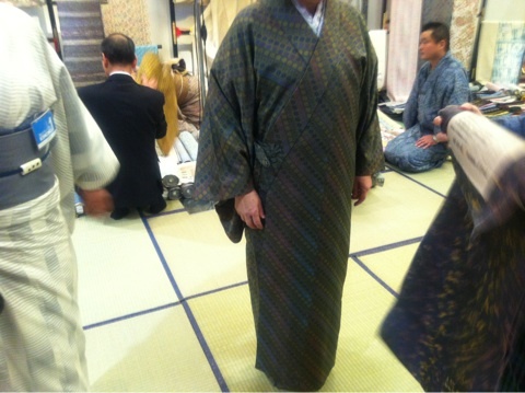 漢方染のコート
