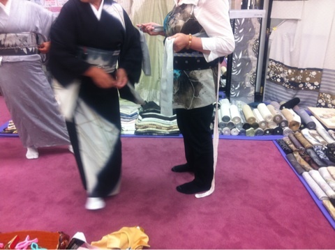 簡単帯結び教えています